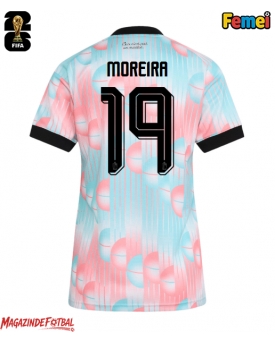 Belgia Diego Moreira #19 Echipament de Fotbal Replică Mondial 2026 Femei Deplasare Belgia Diego Moreira #19 Echipament de Fotbal Replică Mondial 2026 Femei Deplasare